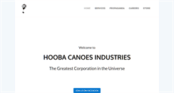 Desktop Screenshot of hoobacanoes.com