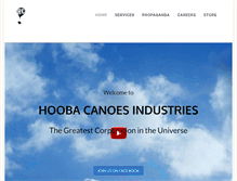 Tablet Screenshot of hoobacanoes.com